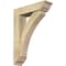 Ekena Millwork Thorton Traditional Rough Sawn Bracket w/ Offset Brace, Douglas Fir, 6"W x 22"D x 30"H BKT0604X22X30THR01RDF - alternate 1